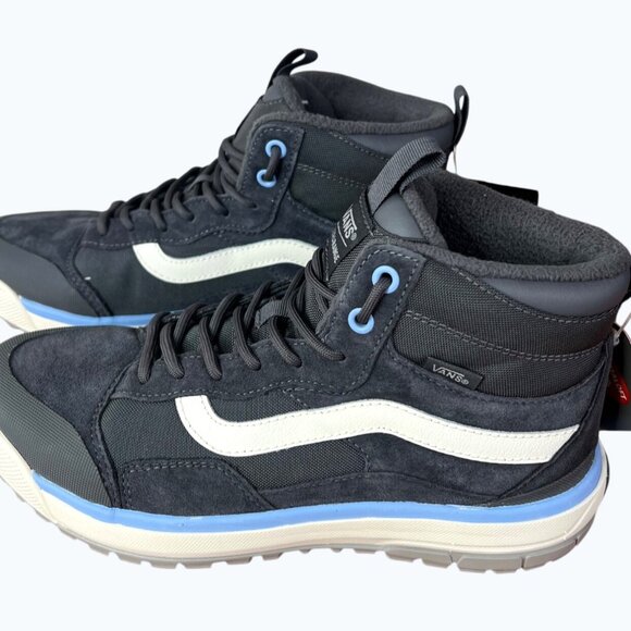 Vans Ultrarange Exo Hi MTE Cold Weather Mens 8 Womens 9.5 Shoes Grey Suede - Picture 8 of 12